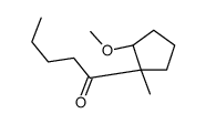 1-Pentanone,1-[(1R,2S)-2-methoxy-1-methylcyclopentyl]-,rel-(9CI) picture