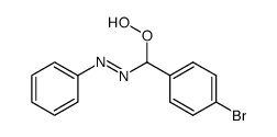 1-((4-bromophenyl)(hydroperoxy)methyl)-2-phenyldiazene结构式