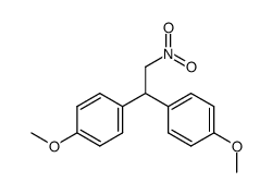 Benzene, 1,​1'-​(2-​nitroethylidene)​bis[4-​methoxy Structure