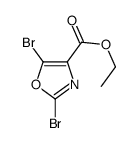 Ethyl 2,5-dibromooxazole-4-carboxylate Structure