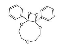 (1R,9S)-1,9-diphenyl-2,5,8,10,11-pentaoxabicyclo[7.2.0]undecane Structure