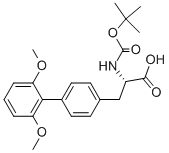 l-2-(boc-amino)-3-(2',6'-dimethoxybiphenyl-4-yl)propanoic acid结构式