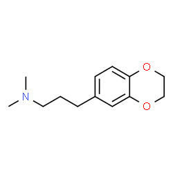 Propyldimethylamine,-gamma--(3,4-ethylenedioxyphenyl)- (2CI) Structure