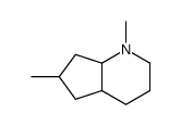 1,6-dimethyl-2,3,4,4a,5,6,7,7a-octahydrocyclopenta[b]pyridine结构式