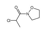 Isoxazolidine, 2-(2-chloro-1-oxopropyl)- (9CI)结构式