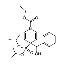 diisopropyl 1-ethoxycarbonyl-4-(1'-hydroxybenzyl)-1,4-dihydropyridine-4-phosphonate Structure