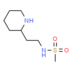 N-(2-PIPERIDIN-2-YL-ETHYL)-METHANESULFONAMIDE Structure