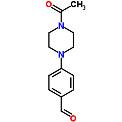 4-(4-ACETYLPIPERAZIN-1-YL)BENZALDEHYDE结构式