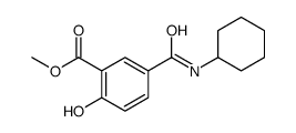 methyl 5-(cyclohexylcarbamoyl)-2-hydroxybenzoate结构式