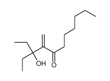 3-ethyl-3-hydroxy-4-methylideneundecan-5-one Structure