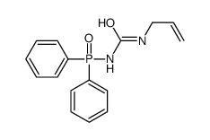 1-diphenylphosphoryl-3-prop-2-enylurea Structure