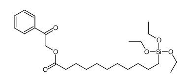 phenacyl 11-triethoxysilylundecanoate结构式