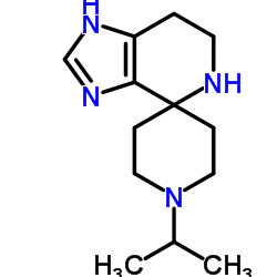 1'-Isopropyl-3,5,6,7-tetrahydrospiro[imidazo-[4,5-c]pyridine-4,4'-piperidine] structure