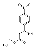 methyl 3-amino-3-(4-nitrophenyl)propanoate,hydrochloride结构式