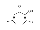 3-chloro-6-methyl-tropolone Structure