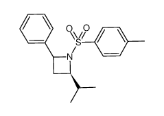 (2R)-2-isopropyl-4-phenyl-N-tosylazetidine Structure