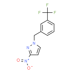 3-NITRO-1-(3-TRIFLUOROMETHYL-BENZYL)-1H-PYRAZOLE structure