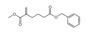 6-benzyl 1-methyl 2-methylenehexanedioate结构式