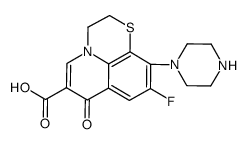 N-Desmethylrufloxacin结构式