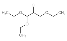 Propane,2-chloro-1,1,3-triethoxy-结构式