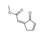 methyl 2-oxo-3-cyclopentenylideneacetate Structure