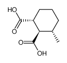 (+-)-3c-methyl-cyclohexane-1r,2t-dicarboxylic acid结构式