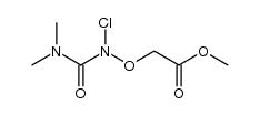 methyl 2-((1-chloro-3,3-dimethylureido)oxy)acetate结构式