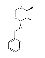 (2S,3S,4S)-4-(benzyloxy)-2-methyl-3,4-dihydro-2H-pyran-3-ol Structure