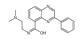 N-[2-(dimethylamino)ethyl]-3-phenylquinoxaline-5-carboxamide结构式