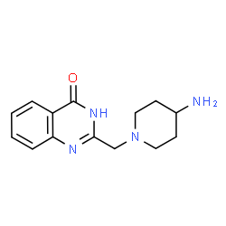 2-(4-Amino-piperidin-1-ylmethyl)-3H-quinazolin-4-one结构式