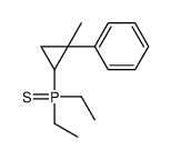 diethyl-(2-methyl-2-phenylcyclopropyl)-sulfanylidene-λ5-phosphane Structure