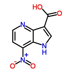 7-Nitro-1H-pyrrolo[3,2-b]pyridine-3-carboxylic acid Structure