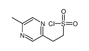 2-(5-methylpyrazin-2-yl)ethanesulfonyl chloride结构式