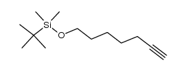 1-(tert-butyldimethylsilyloxy)hept-6-yne Structure