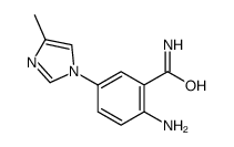 2-amino-5-(4-Methyl-1H-imidazol-1-yl)benzamide Structure