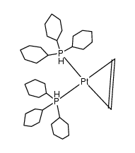 trans-[(Cy3P)2Pt(C2H4)]结构式