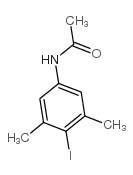 3,5-二甲基-4-碘-乙酰苯胺结构式