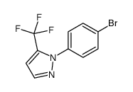 1-(4-BROMOPHENYL)-5-(TRIFLUOROMETHYL)-1H-PYRAZOLE结构式