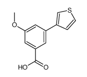 3-METHOXY-5-(THIOPHEN-3-YL)BENZOIC ACID structure