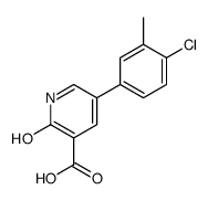 5-(4-chloro-3-methylphenyl)-2-oxo-1H-pyridine-3-carboxylic acid Structure