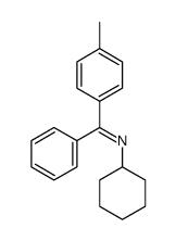 N-[(phenyl)(4-tolyl)methylene]cyclohexanamine Structure