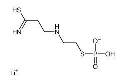 lithium,2-[(3-amino-3-sulfanylidenepropyl)amino]ethylsulfanyl-hydroxyphosphinate Structure