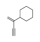 but-1-en-3-yn-2-ylcyclohexane Structure