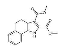 dimethyl 4,5-dihydro-1H-benzo[g]indole-2,3-dicarboxylate Structure