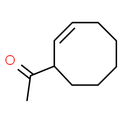 Ethanone, 1-(2-cycloocten-1-yl)-, (+)- (9CI) Structure