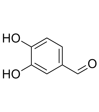 3,4-Dihydroxybenzaldehyde Structure