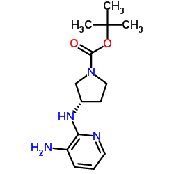 tert-butyl (3S)-3-[(3-amino-2-pyridyl)amino]pyrrolidine-1-carboxylate picture