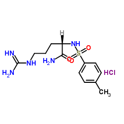 Tos-L-Arg-NH2 * HCl structure