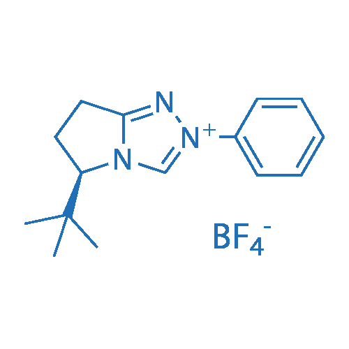 (R)-5-(tert-Butyl)-2-phenyl-6,7-dihydro-5H-pyrrolo[2,1-c][1,2,4]triazol-2-ium tetrafluoroborate picture