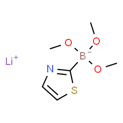 LithiuM triMethoxy(thiazol-2-yl)borate structure